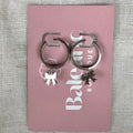 Bowie Macro Huggie Earrings