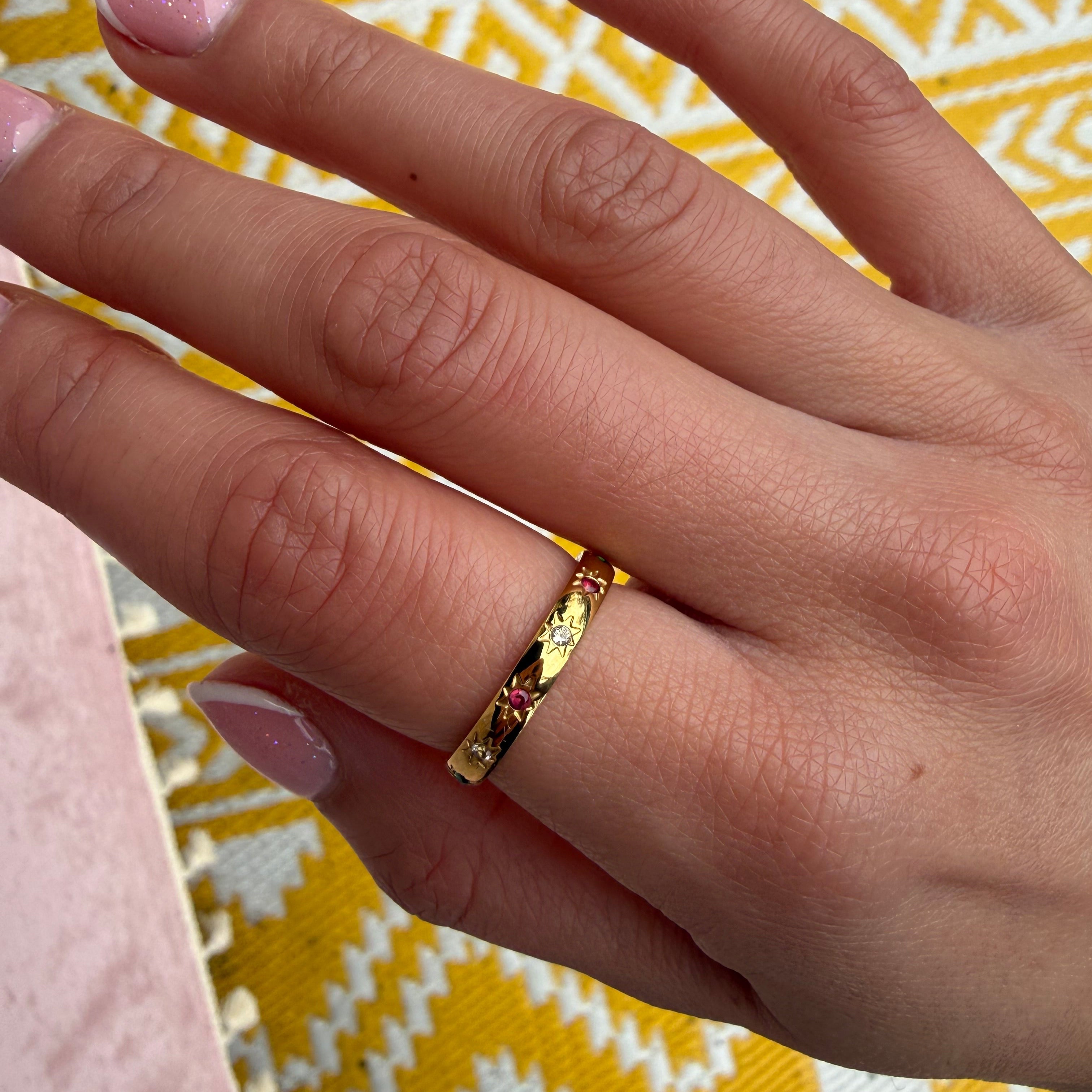 Jewelled Colour Ring