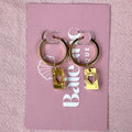 Ace Macro Huggie Earrings