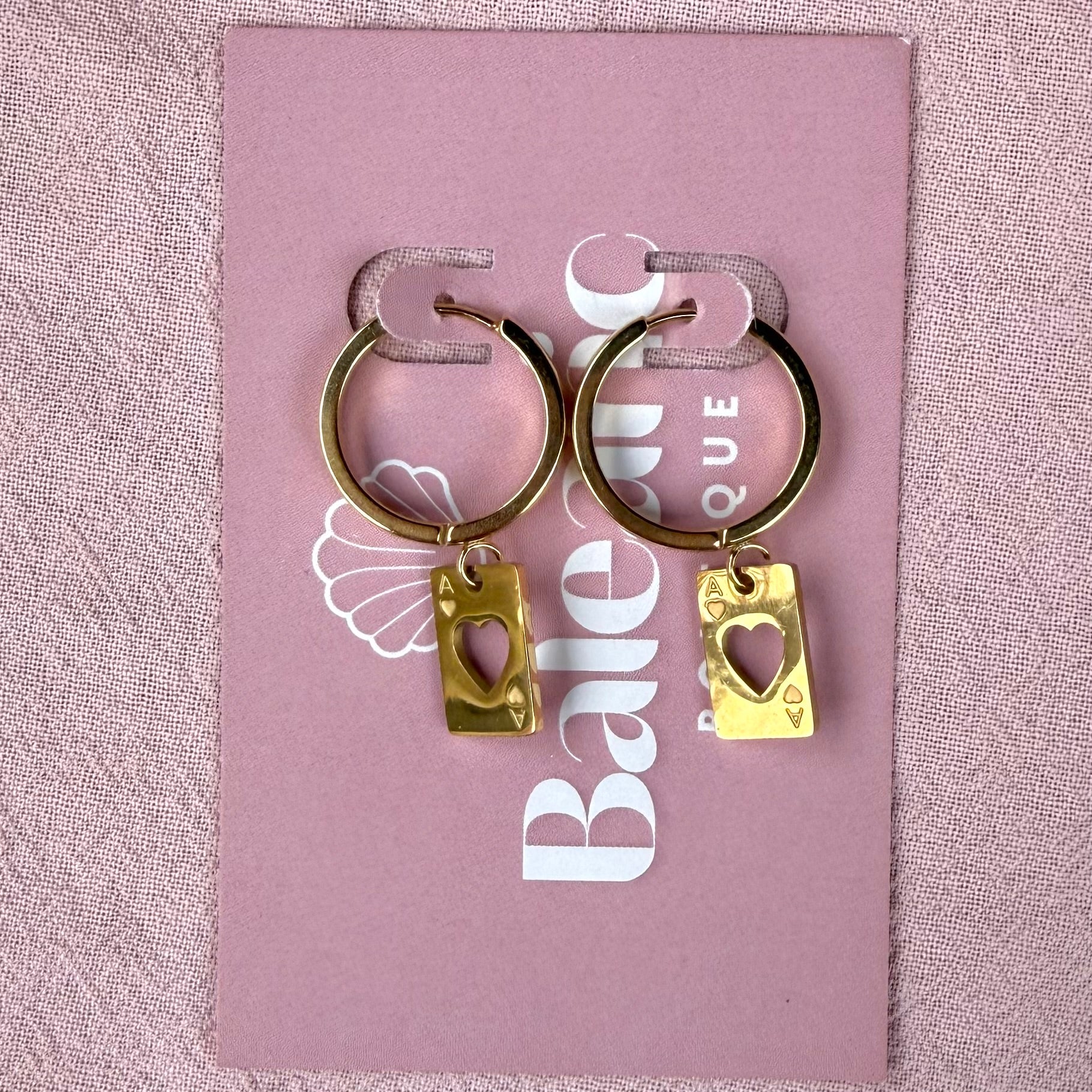 Ace Macro Huggie Earrings