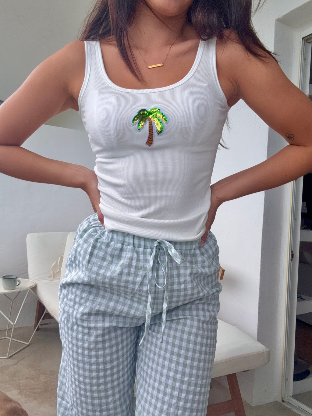 Green Palm Pyjama Giftset