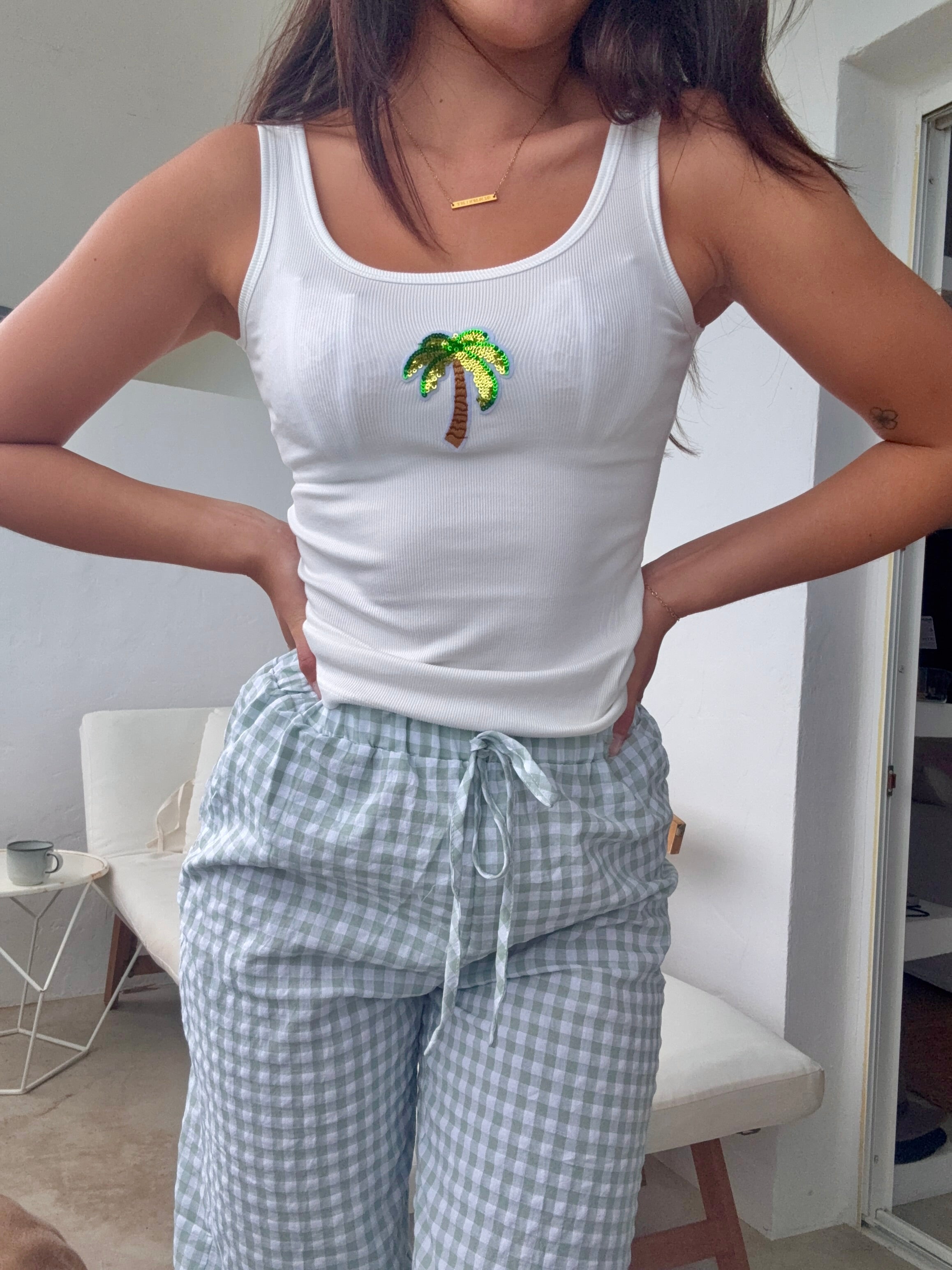 Green Palm Pyjama Giftset