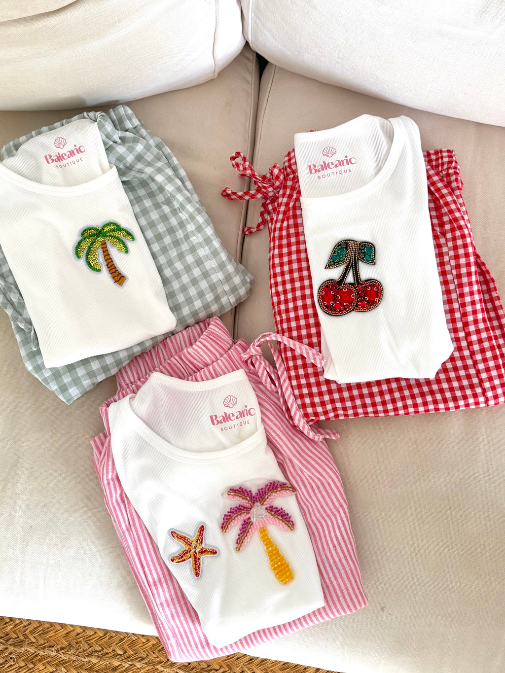 Green Palm Pyjama Giftset
