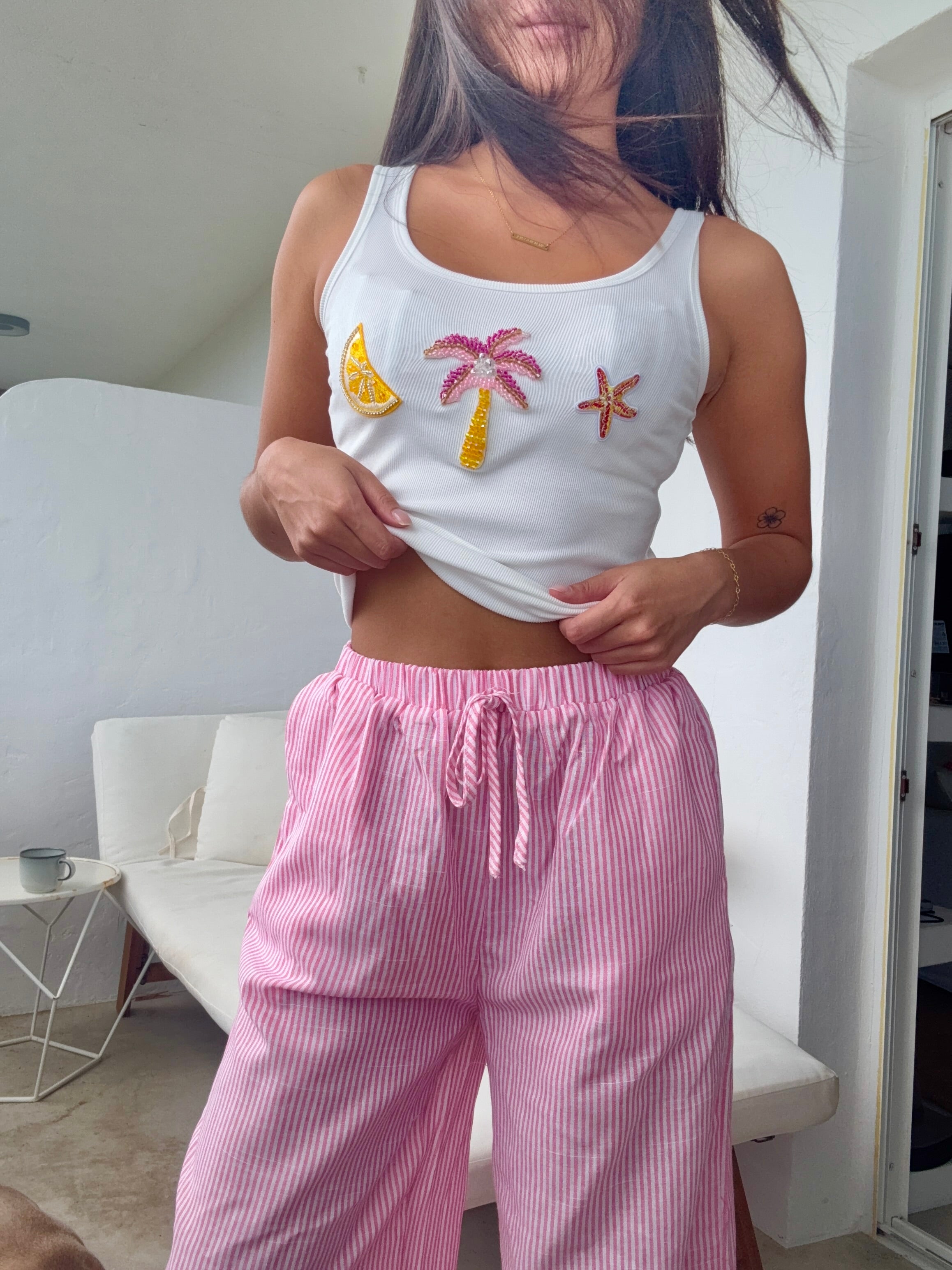 Pink Eivissa Pyjama Giftset