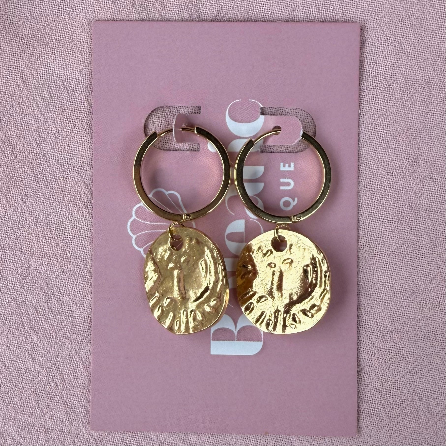Agatha Macro Huggie Earrings