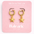 Starfish Huggie Earrings