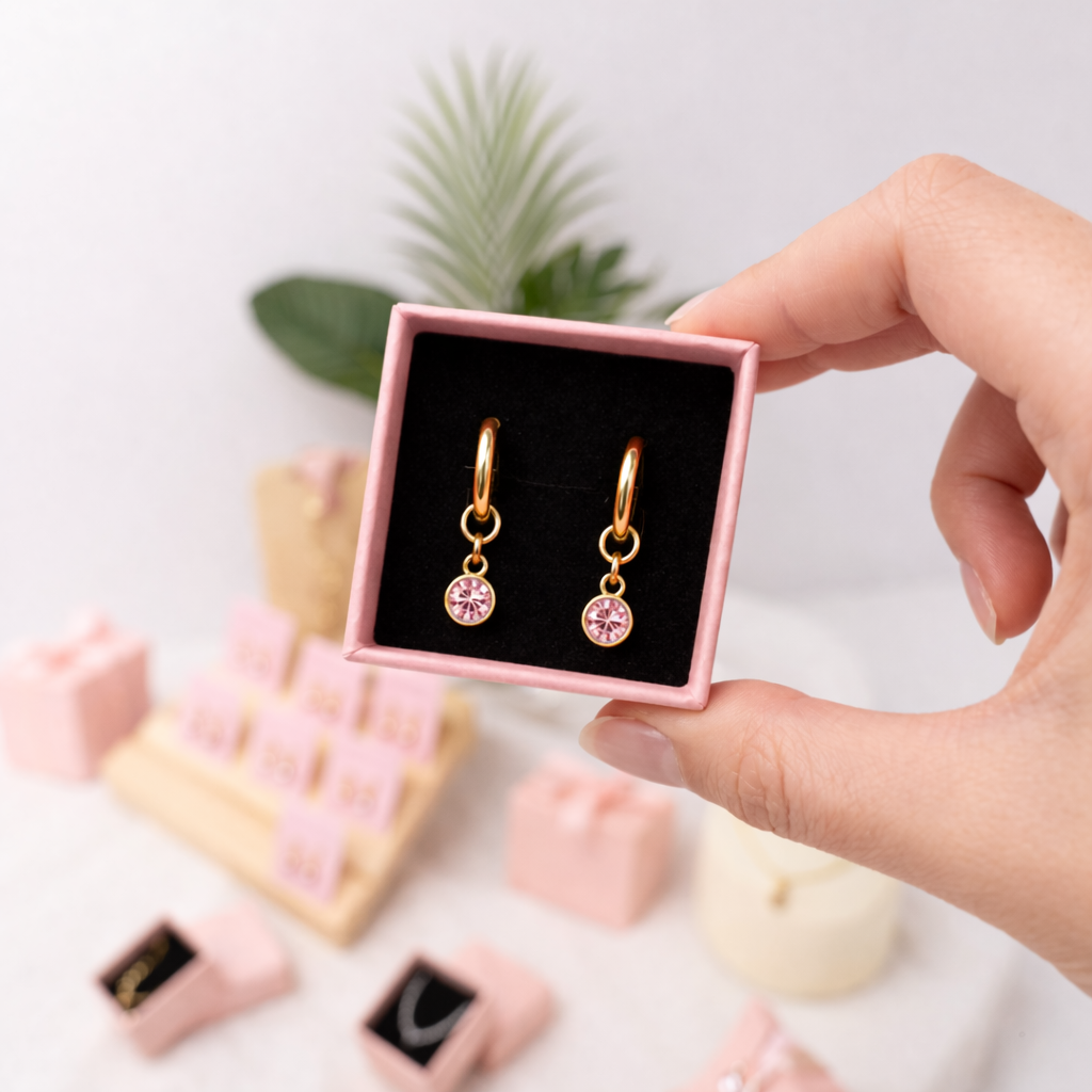 June Birthstone Earrings