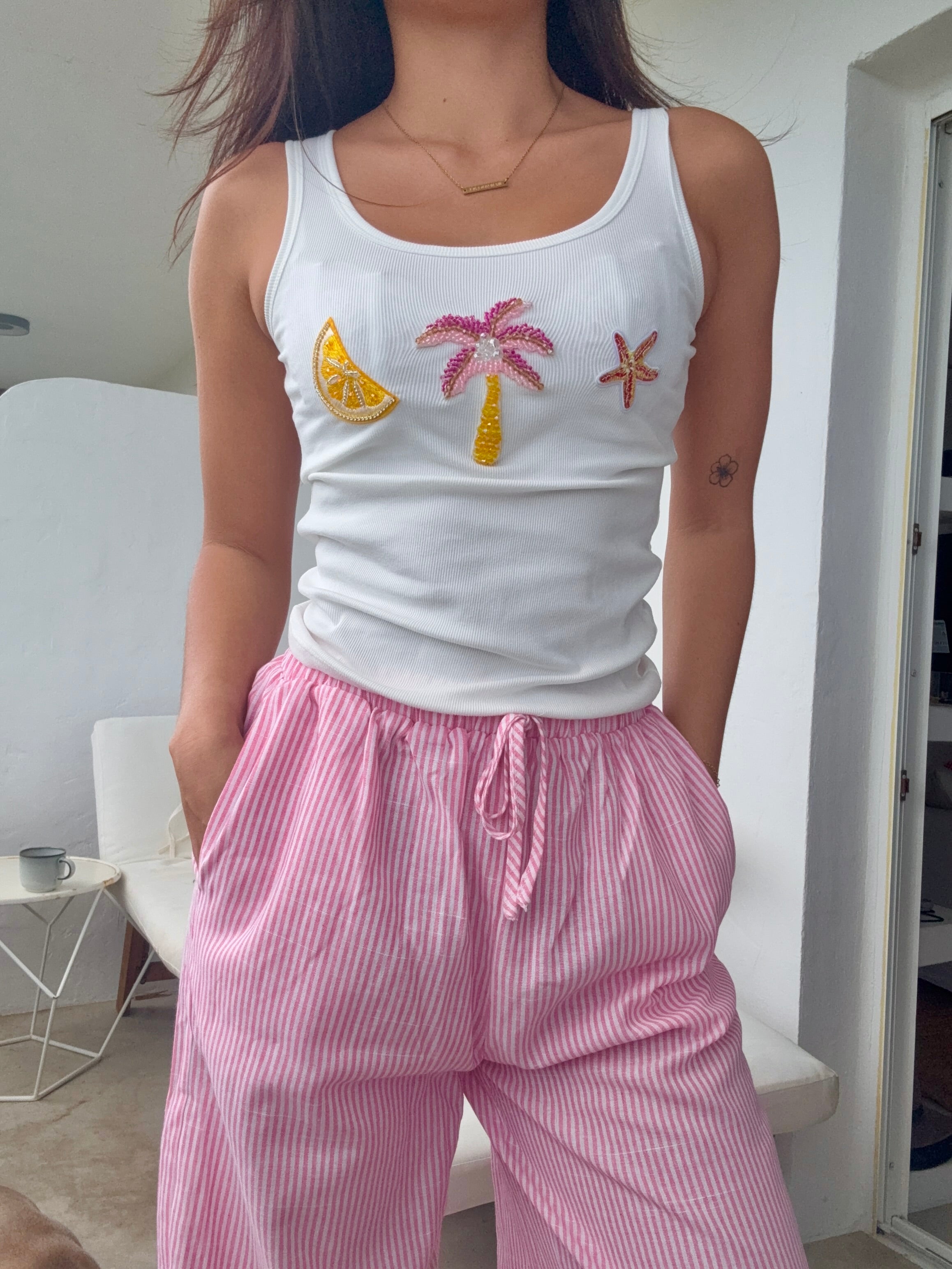 Pink Eivissa Pyjama Giftset