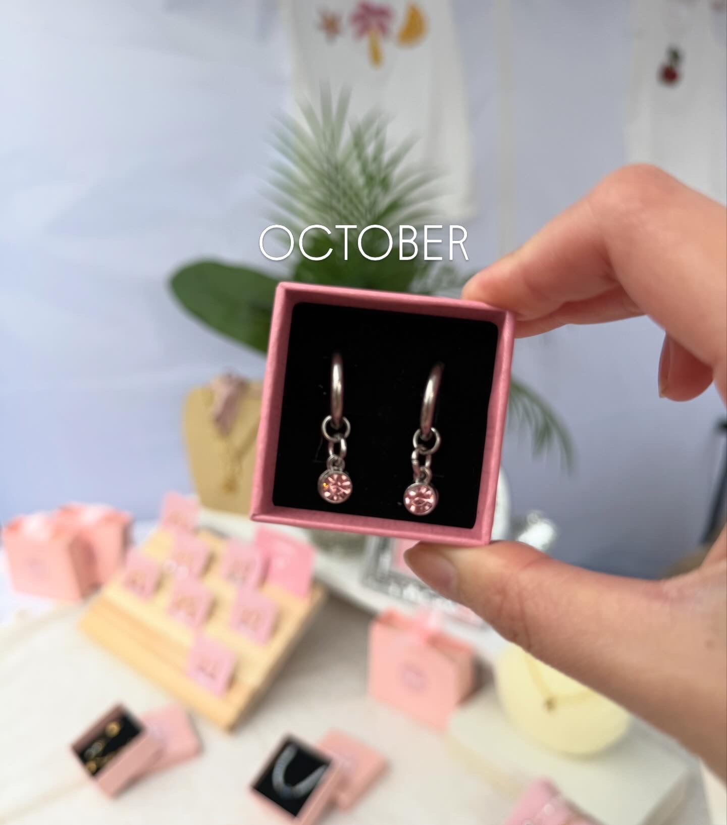 October Birthstone Earrings