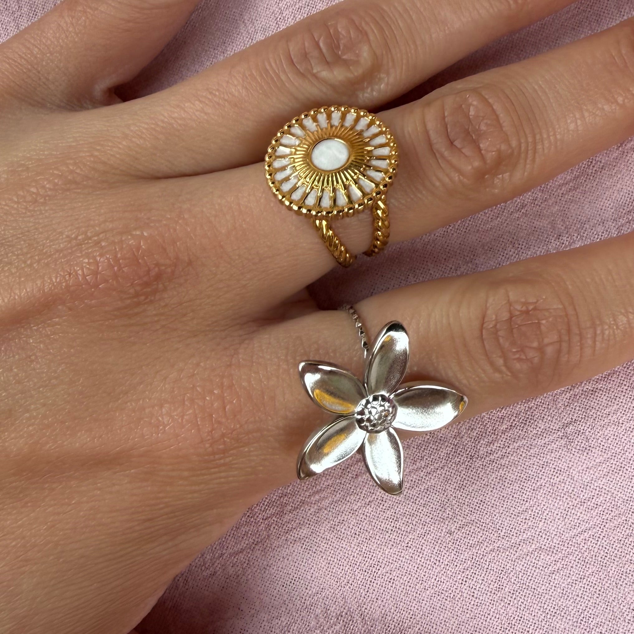 Florence Silver Adjustable Ring