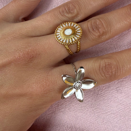 Florence Silver Adjustable Ring