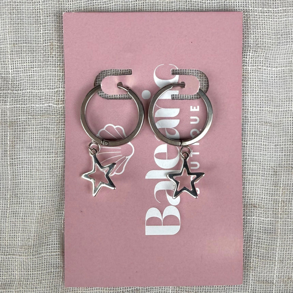 Susie Silver Macro Huggie Earrings